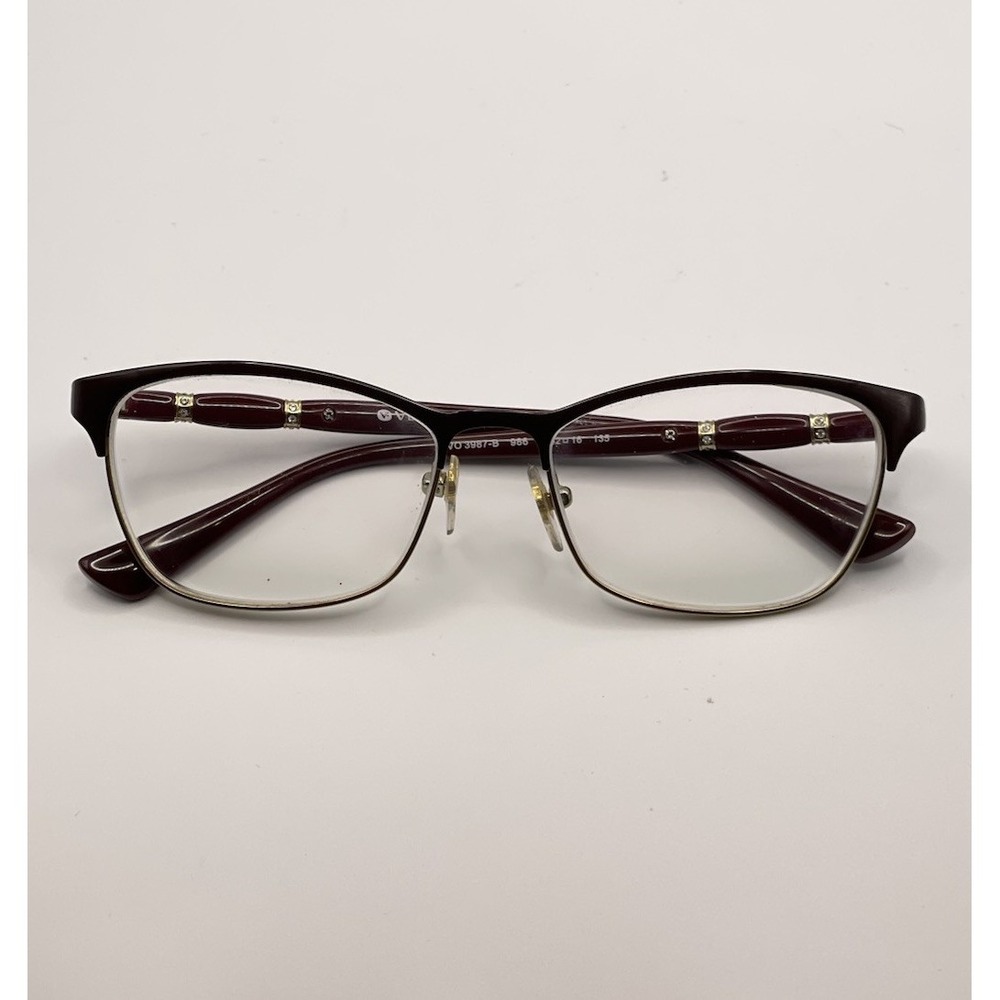 VOGUE VO3987B 986 Top Bordeaux Purple Pale Gold‎ Women's FRAME ONLY 52/16/135